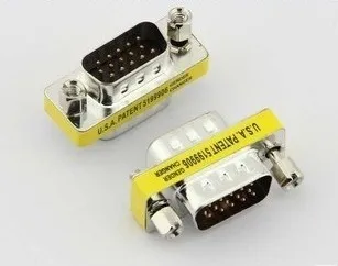 Адаптер преобразователя пола SVGA VGA штекер 15 Pin 100 шт./лот|vga male|vga male to malevga vga |