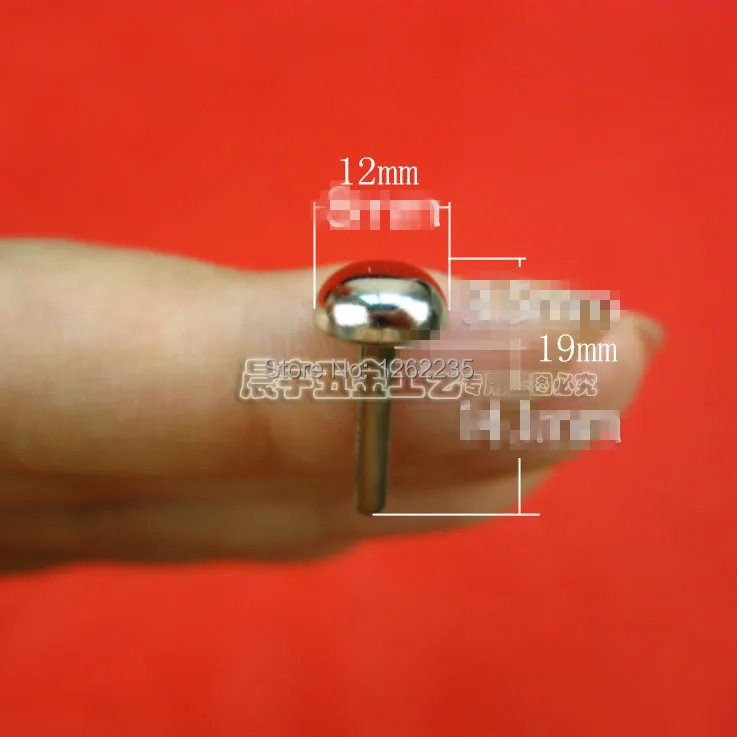 

12*19 мм двухфутовые декоративные шипы для ногтей в античном стиле, ведра для ногтей, сумки, шипы для ногтей, посылка для ногтей, оптовая продажа