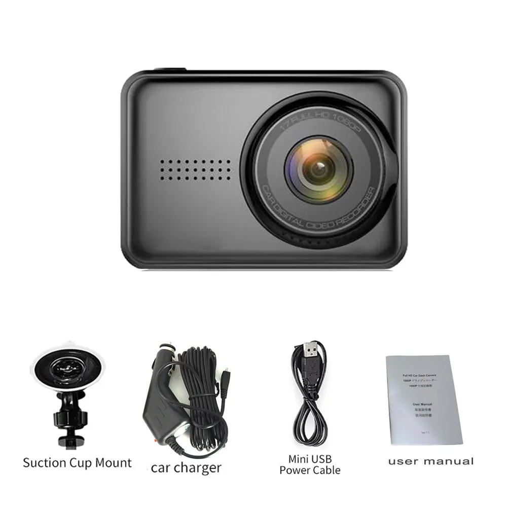 Podofo Автомобильная камера novatek 96658 2 45 &quotFull HD 1080 P 170 градусов широкоугольный