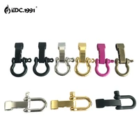 10 pcs high quality adjustable o and u shape anchor shackle outdoor survival rope paracord bracelet buckle for outdoor sport