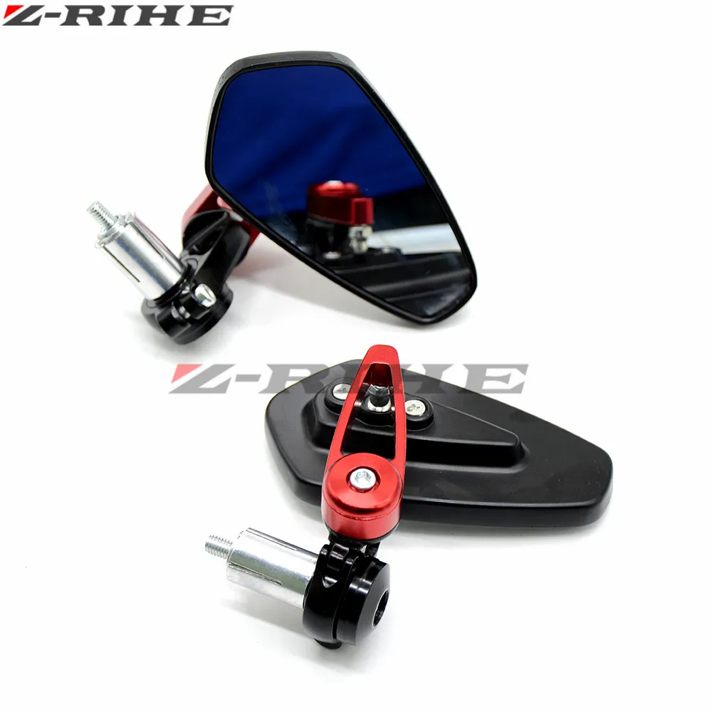 universal Motorcycle Bar End rearview Mirrors 22mm 7/8&quot for Kawasaki Ninja ZX-6R ZX6R 2005-2008 ZX-10R ZX10R 2004-2007 2006 2005 |