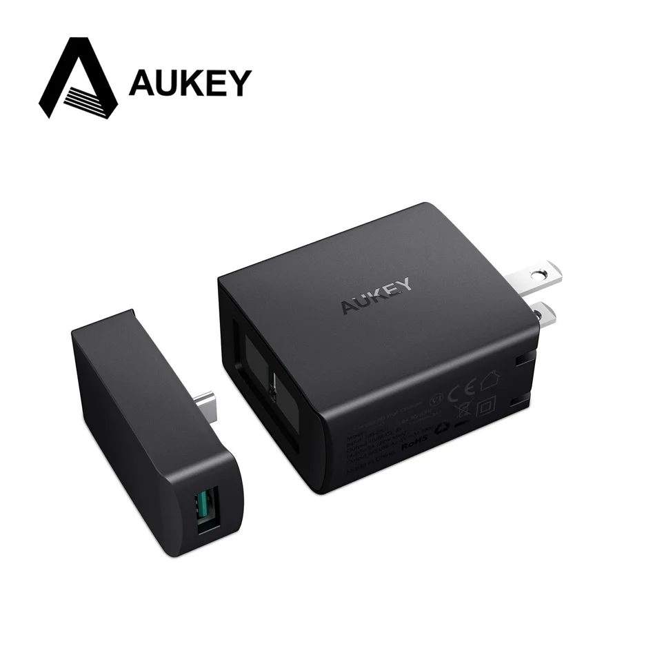 AUKEY USB быстро Зарядное устройство 29 Вт PD Тип C + 3A быстрой зарядки мобильного