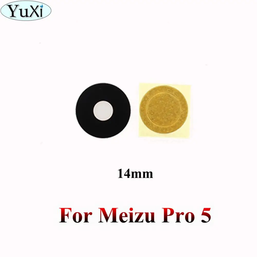 For Meizu Pro 5 Стекло для камеры YuXi для Meizu MX3 MX4 MX5 Pro 5 6 7 Plus E2 E3 U10 U20 M15 lite Plus стекло объектива Корпус Запчасти для замены - Цвет: For Meizu Pro 5