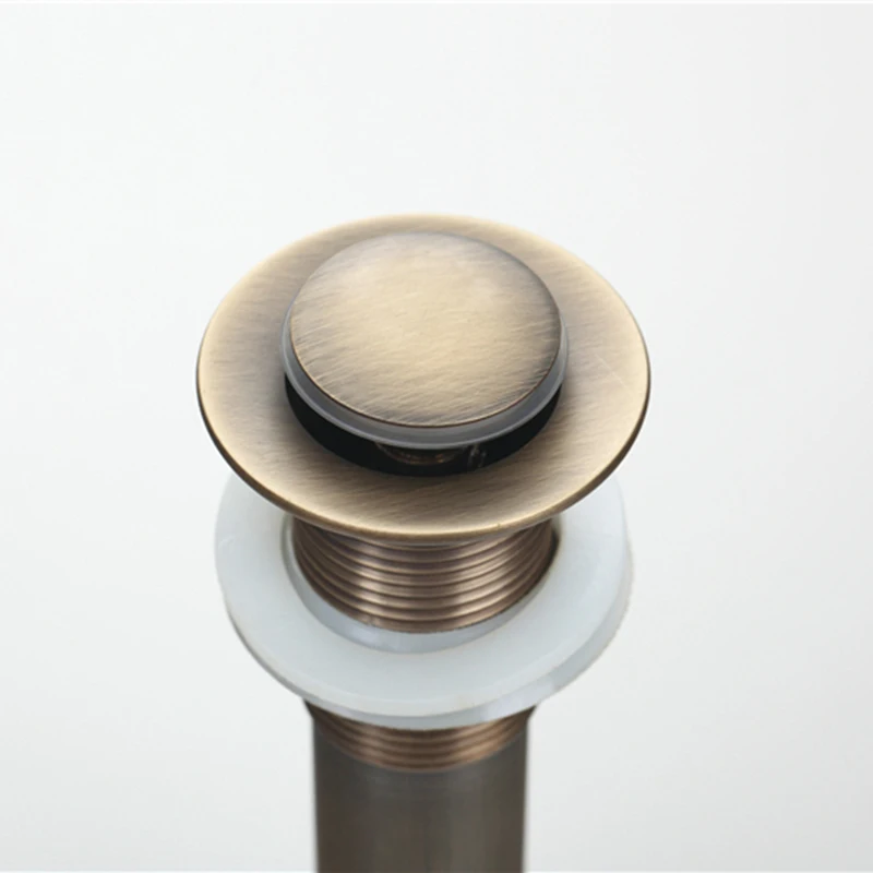 Высококачественный Слив для ванной комнаты KEMAIDI Ретро Антикварный латунный