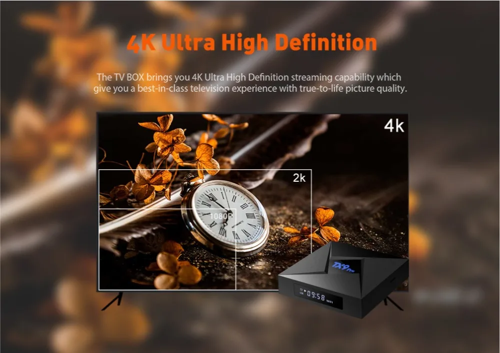 ТВ-приставка TX9 PRO Android 7.1.2 ARM 3 ГБ 32 2 4/5 8 ГГц Wi-Fi 4K H.265 HDMI 0 BT 4 1 Восьмиядерный Amlogic