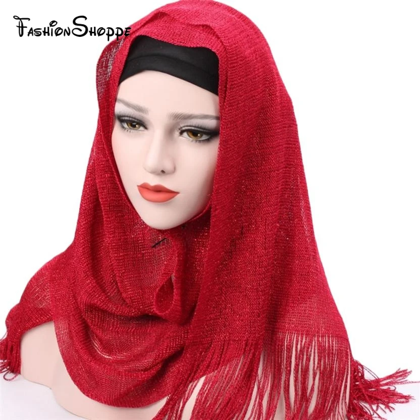 Модные женские кепки Gorras mujer с кисточками мусульманские Стрейчевые шапки тюрбан