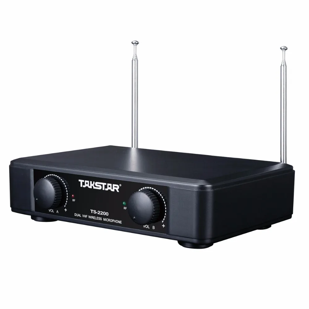 Takstar TS-2200 двойной карманный УКВ Беспроводной микрофон Системы использования для общественных речи, бытовые караоке