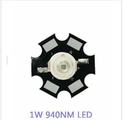5 шт. 1 Вт инфракрасный ИК 940NM Высокая мощность LED бисера излучатель DC1.4 1.7V 350мА с 20