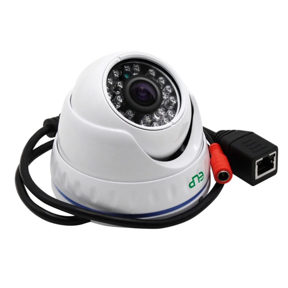 1.0MP HD 720P Мини купольная IP камера для домашней безопасности IR-Cut Cam Onvif