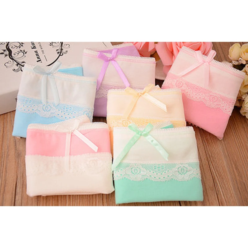 Женское нижнее белье 2017 трусы большого размера хлопковые стринги трусики милые