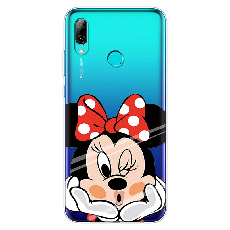 Чехол для huawei P Smart Z, чехол с мультипликационным принтом для пары, чехол для Funda huawei P Smart Plus, задняя крышка, мягкий тпу, силиконовый, милый - Цвет: mini