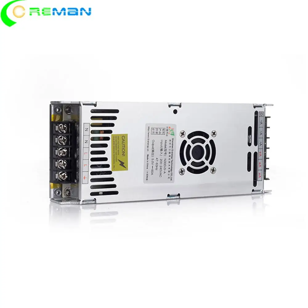 Внутренний наружный светодиодный экран питания G enegry 5V 60A 5v 300W N300V5 источник для diy
