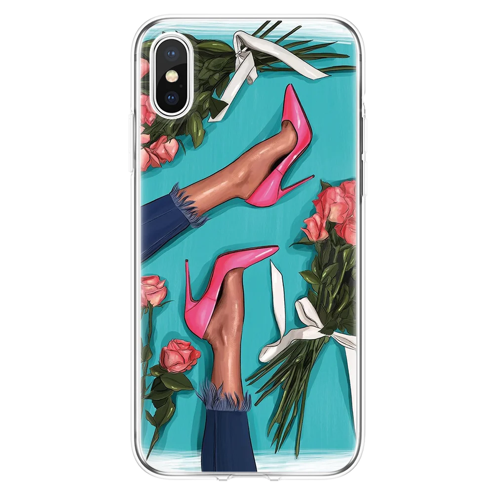 0cfenxie Чехол на высоком каблуке для iPhone X, чехол для iPhone 11 Pro MAX XR XS Max XS 6 5 7 Plus 8, мягкий чехол из ТПУ - Цвет: 0cfenxie