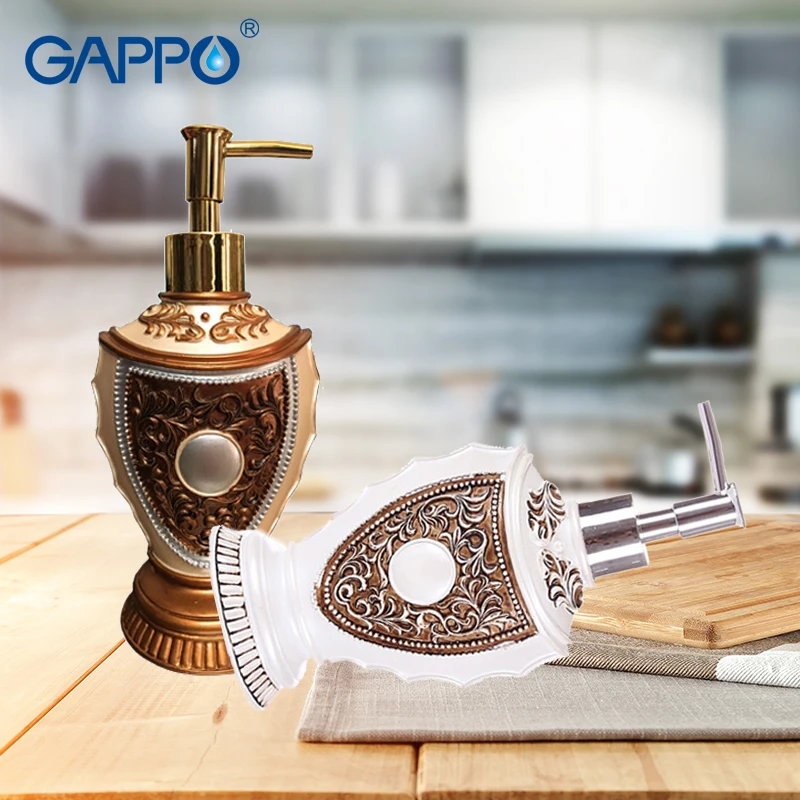 GAPPO дозаторы жидкого мыла для ванной комнаты из смолы импортные бутылки