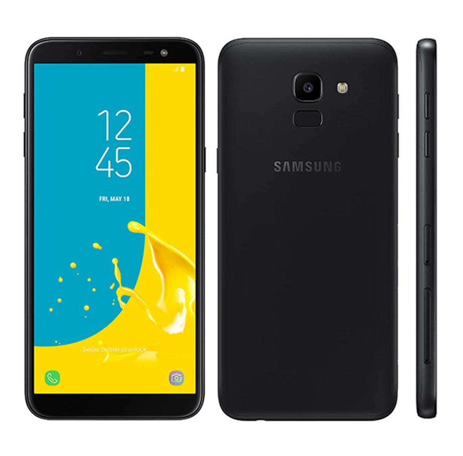 Samsung Galaxy J6 J600FN разблокированный LTE Android мобильный телефон Exynos Восьмиядерный 5," 13 МП ram 3 ГБ rom 32 Гб NFC