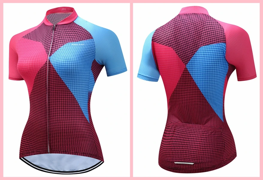 Велоспорт Джерси Женский велосипед Топ рубашка короткий рукав MTB Горный Ropa Maillot Ciclismo дорожный гоночный велосипед одежда женская одежда красный