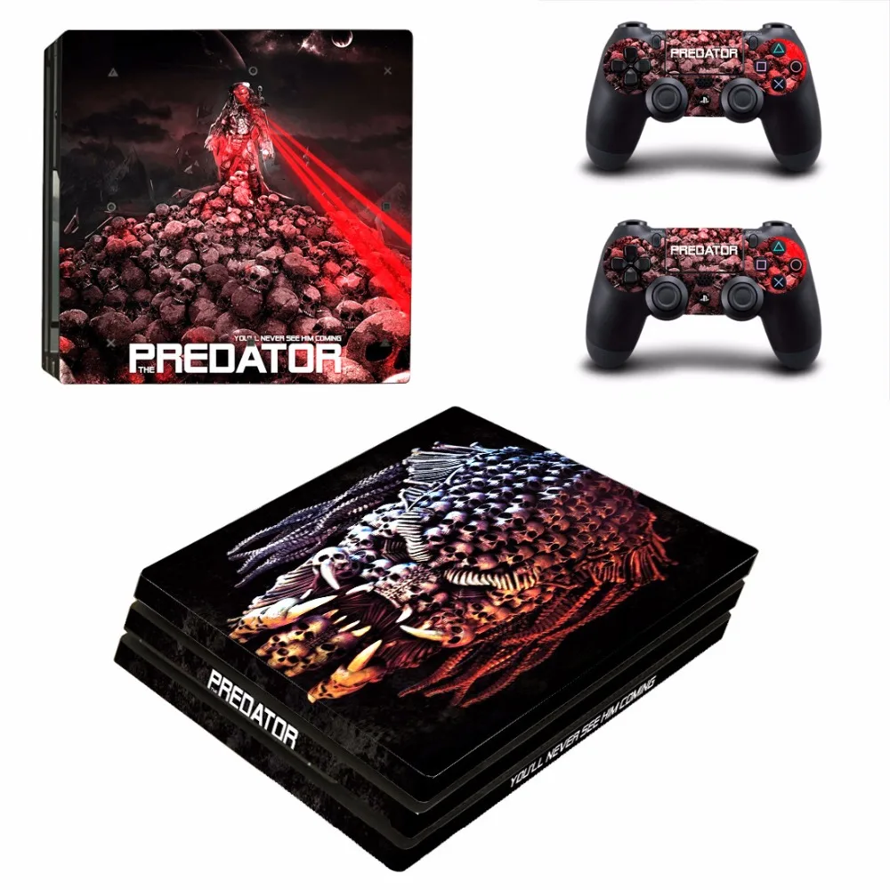 Сет инопланетяне и хищник PS4 Pro кожи наклейки для Sony PlayStation 4 консоли 2 контроллеры