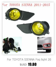 Противотуманный светильник для- Toyota Yaris хэтчбек 2/4Dr прозрачный противотуманный светильник s фары дальнего света+ переключатель дальнего света TT101064-CL