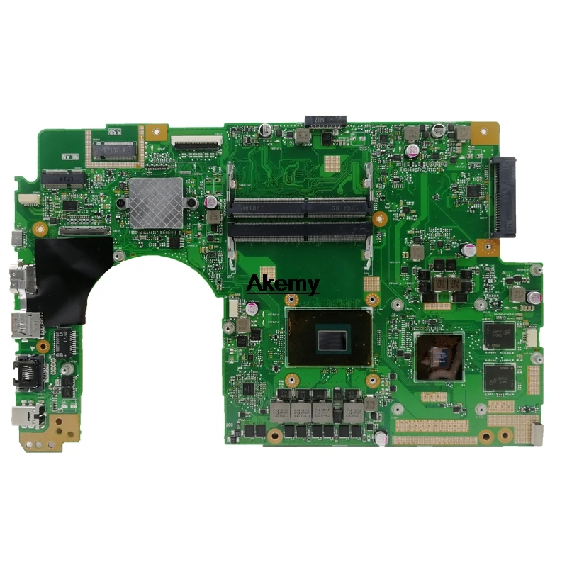 Verkauf Für For Asus Fliegen Festung X580 X580V X580VD X580VN Laptop Motherboard Mainboard Mit GTX 1050 Grafikkarte I7-7700HQ Cpu