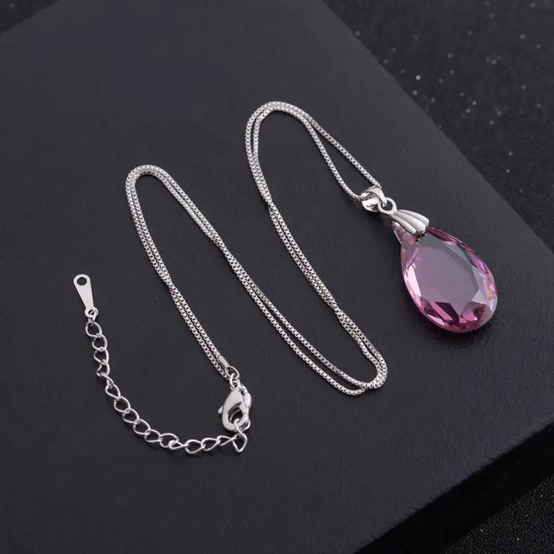 Женское Ожерелье Dovolov ожерелье с подвеской из белого золота цирконием | Украшения