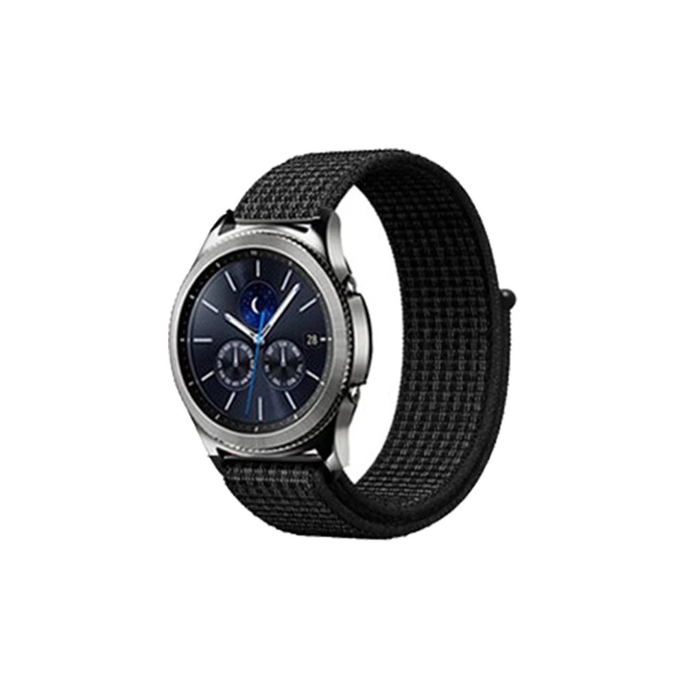 Нейлоновый ремешок для часов 22 мм 20 мм ремешок для huawei GT/Magic для samsung Galaxy Watch 46 мм/42 мм/Active для Amazfit Bip для Garmin 245