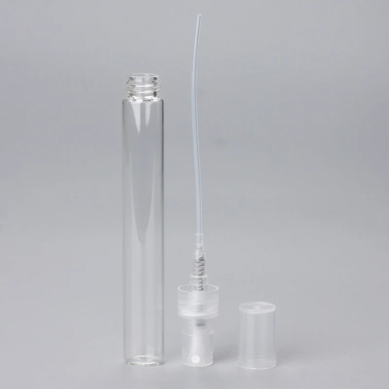 100 шт./лот 10 мл флакон для распыления образцов в подарок переносная стеклянная