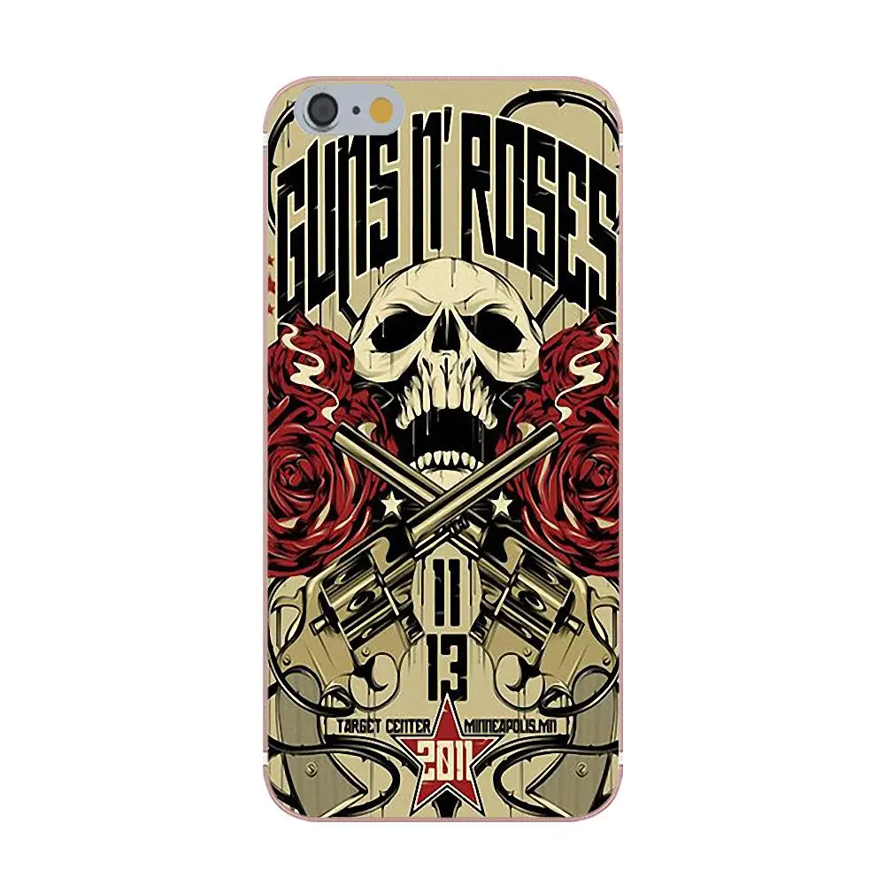 Oedmeb разноцветный Роскошный чехол для телефона Guns N Roses Xiaomi Mi6 Mi 6 A1 Max Mix 2 5X 6X Redmi Note 5 5A