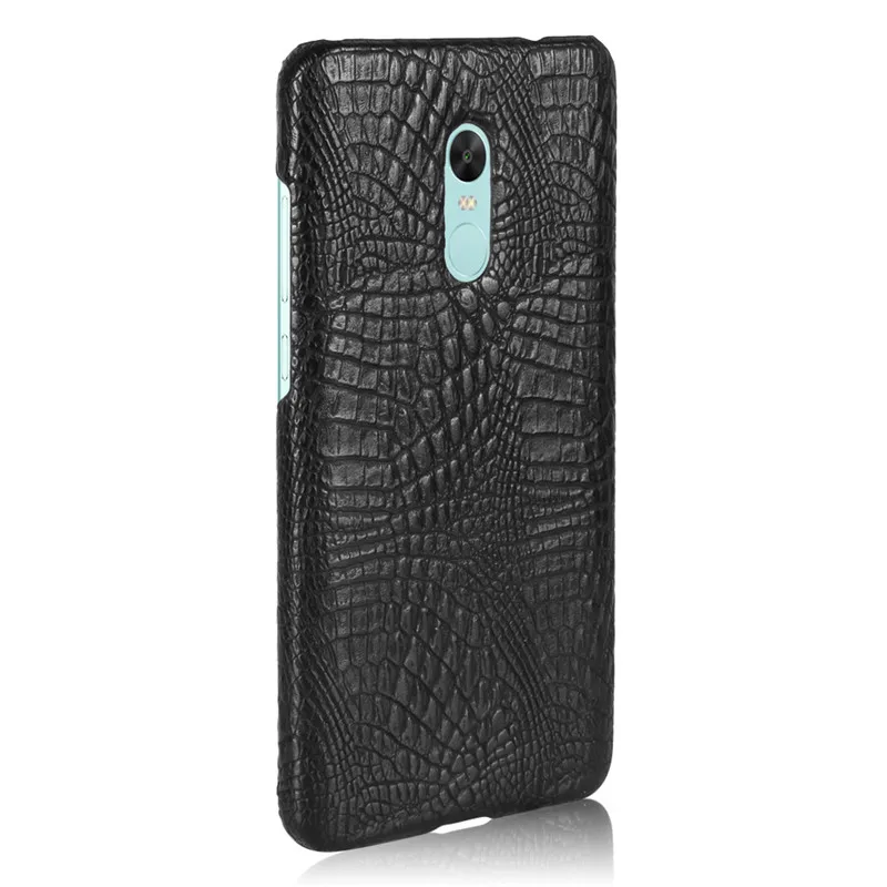 Case For Xiaomi Redmi Note 4 4X Vintage Crocodile PU Leather cases 3 3S Pro Prime 3X 4A Hard Back Cover |
