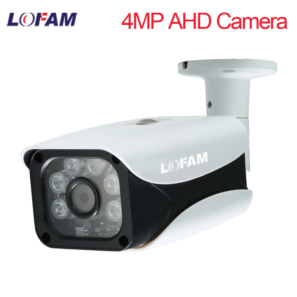 LOFAM 4MP система видеонаблюдения домашняя HD система безопасности 8CH AHD DVR NVR комплект 4CH 4.0MP водонепроницаемая внутренняя наружная система видеонаблюдения