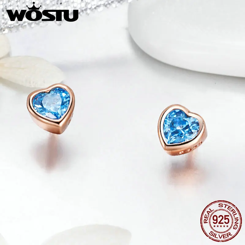 Женские серьги-гвоздики из серебра 925 пробы с фианитом | Украшения и аксессуары