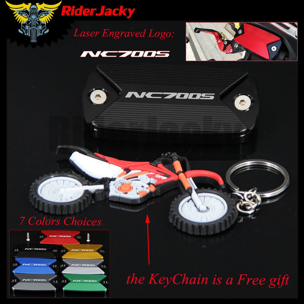 

Крышка RiderJacky бачок тормозной жидкости для переднего колеса с логотипом для Honda NC700S NC 700S 2012-2013