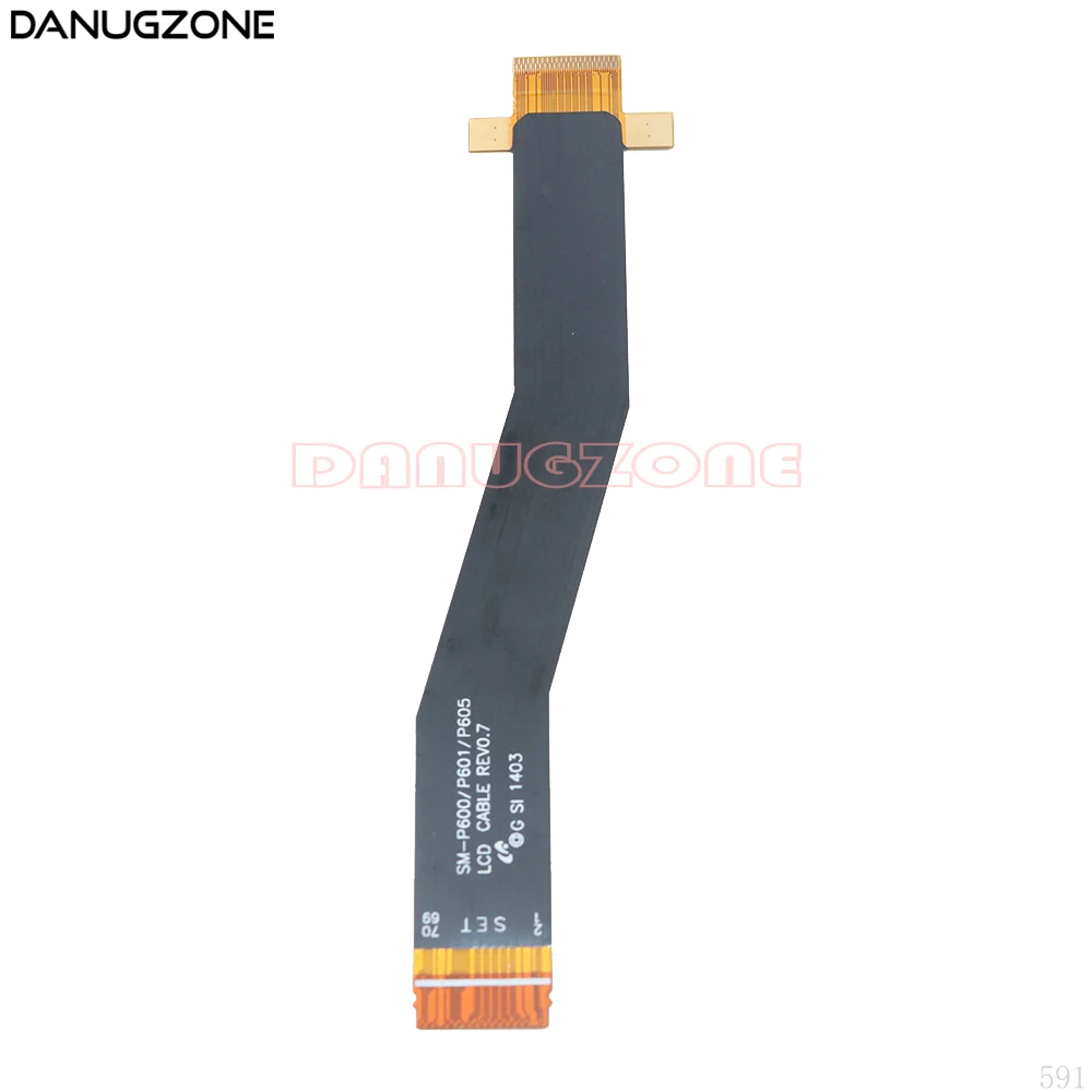 Conector de pantalla LCD, Cable flexible para Samsung Galaxy Note 10,1, P600,...
