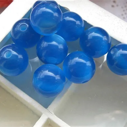 

Темно-синий Кошачий глаз акриловые смолы свободные бусины DIY ювелирных изделий оптом 6 мм 8 мм 10 мм 12 мм RE-33