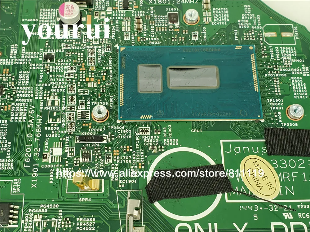 CN-0G31FG G31FG 0G31FG для Dell Inspiron 3446 3546 3449 3549 Материнская плата ноутбука 13302-1 PWB.MRF1C REV:A00 3205U