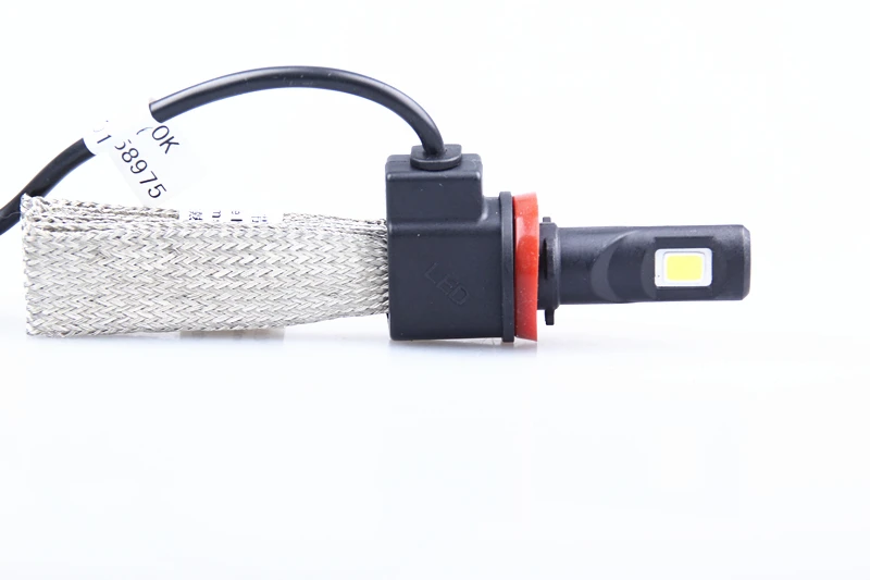 2 шт. H1 H4 H7 светодиодный 60W 6000K 12V/24V 6400LM автомобильные ксеноновые фары белого цвета