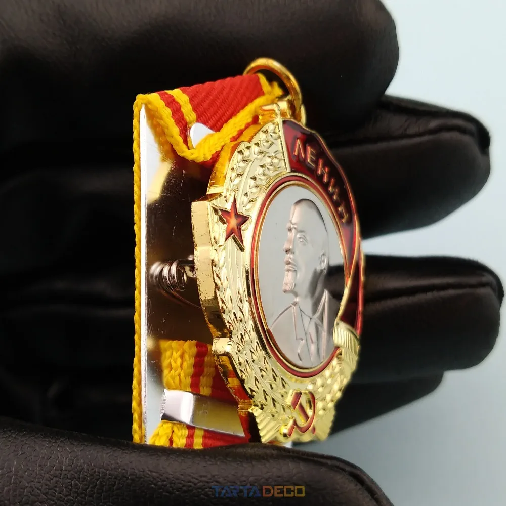 Советский Ленинский Орден Красного баннерного значка CCCP военная медаль СССР с