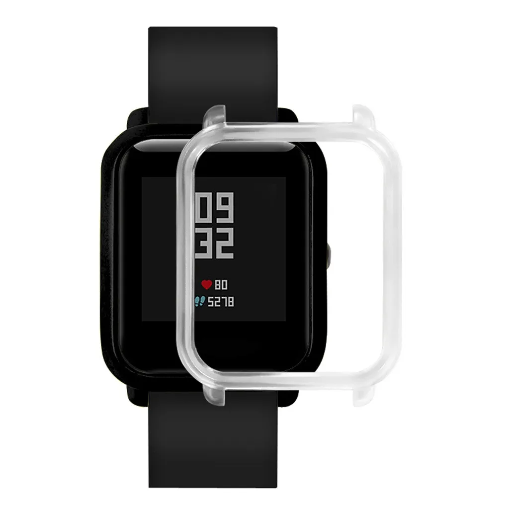 Стильный противоударный защитный чехол из поликарбоната для Amazfit Huami Bip Younth Watch