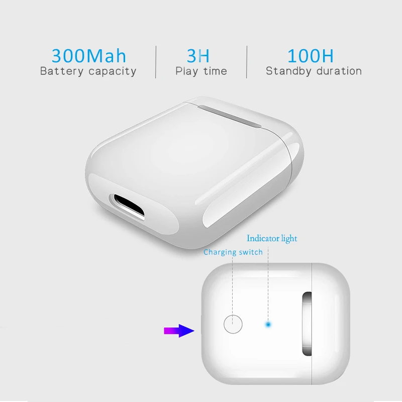 I12 TWS сенсорные беспроводные Bluetooth наушники бинауральные звонки i7s TWS наушники-вкладыши i9s i10 i11 i20 i30 i60 i100 Tws наушники