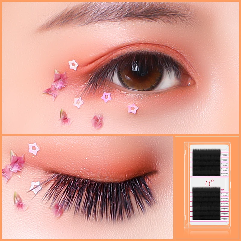 Efc beauty Детские ресницы прямые мягкие Ellipse Mate плоские накладные | Красота и