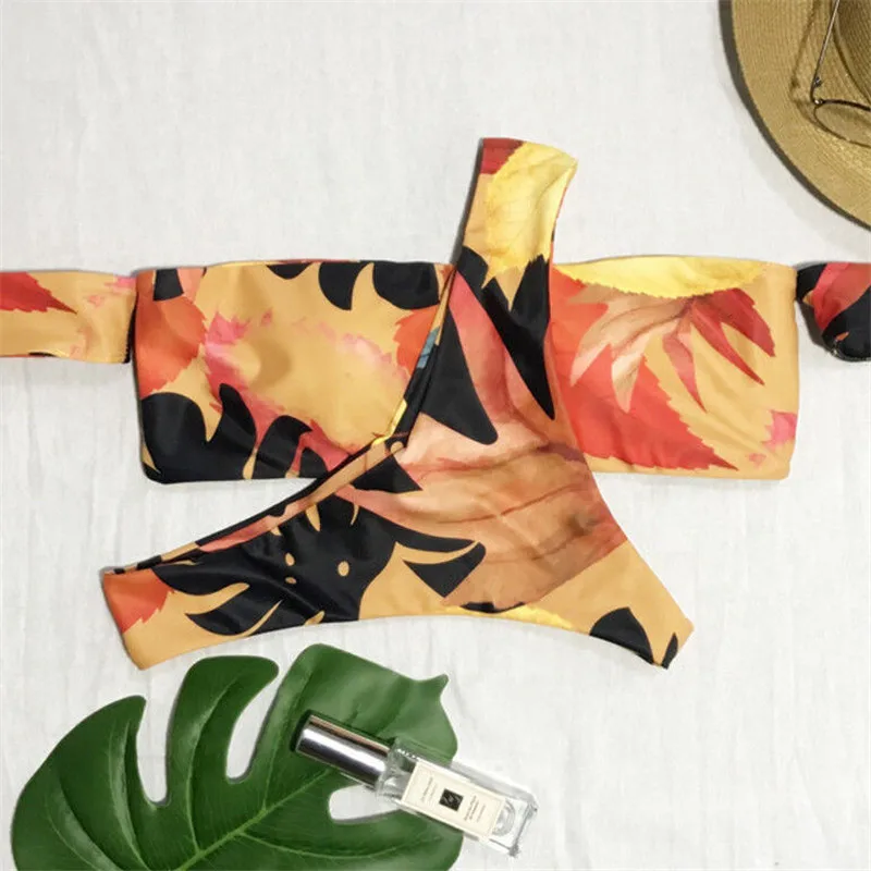 

Sexy Women Floral Printed Bikini Set 2018 New Push-up Padded Swimsuit Split Two Pieces Swimwear 3 Styles Brazilian Bathing Suit