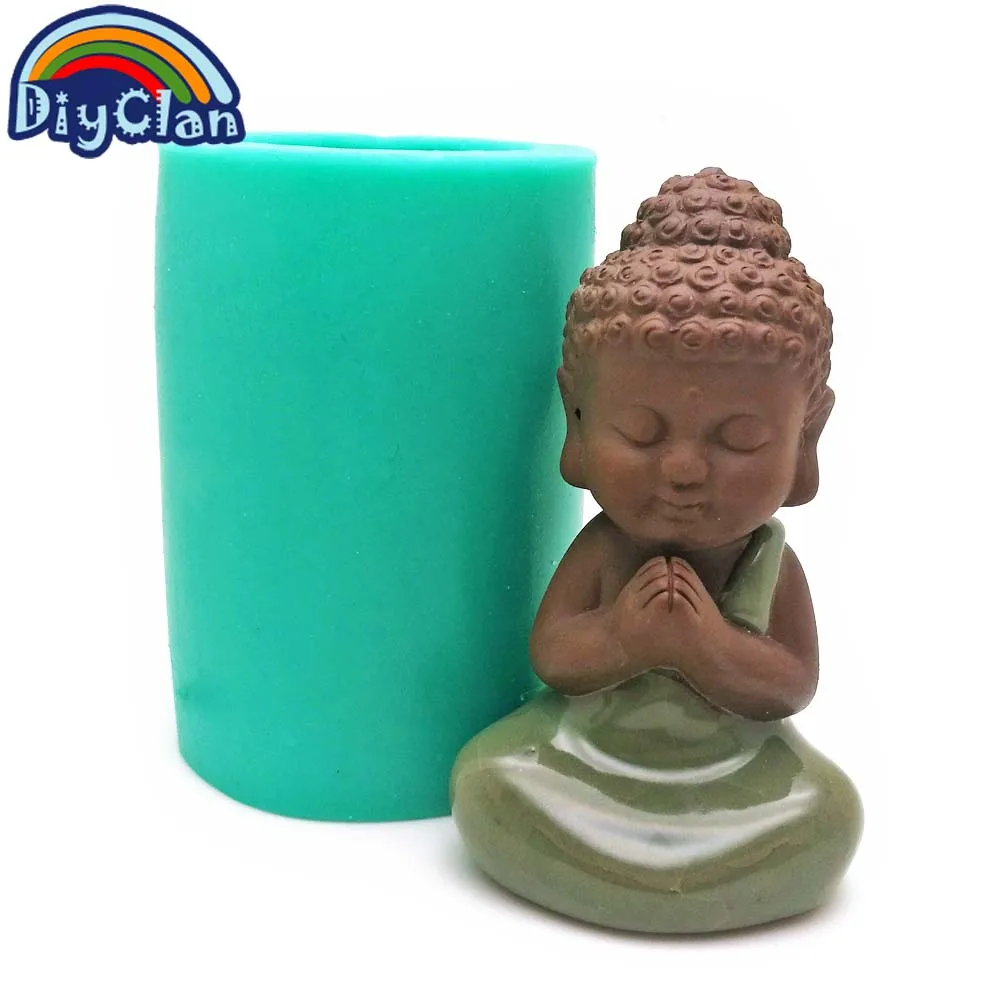 S0528HS 3D Будда statu силиконовая форма для ручной работы статуя Будды Мыло Форма для выпечки декоративные инструменты для торта свеча S0485HS-S0488HS25 - Цвет: S0528HS