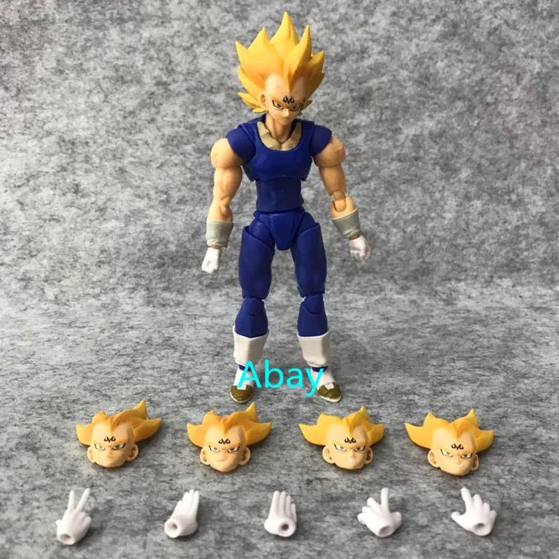 6 &quotDragon Ball Z Majin Vegetto Веджета супер сайян SSGSS Son Torankusu украшение ПВХ фигурка модель