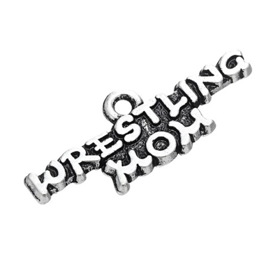 New 2021 Wrestling mom sporty charms for bracelets | Customized Pendants