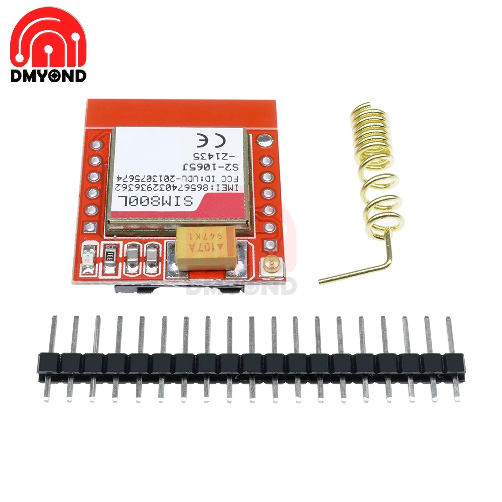 Mini SIM800L GPRS GSM Module MicroSIM Card Core Wireless Board Quad-band TTL Serial Port With Spring Antenna Pin Header | Инструменты