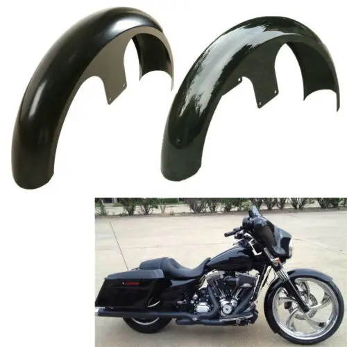 Мотоцикл 2" обмотка переднее крыло для Harley Bagger Touring Street Glide FLTR FLHT FLHR