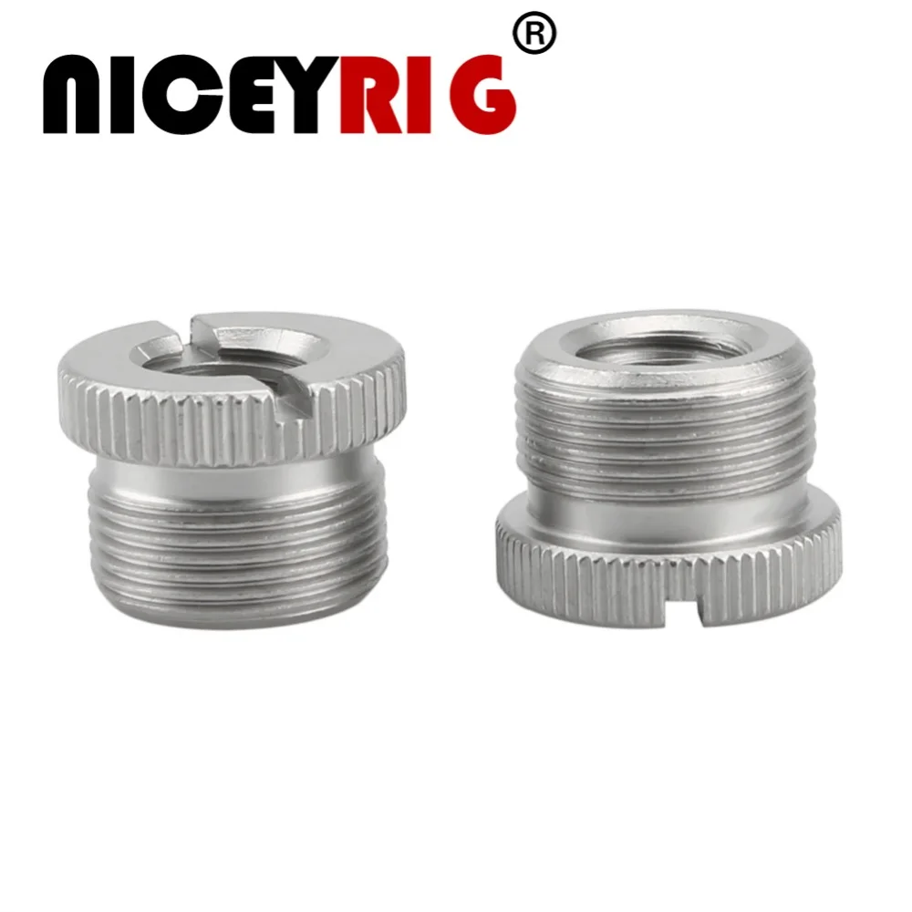 Винт для штатива NICEYRIG 3/8 дюйма 5/8 микрофонный винт легкий штатив камеры