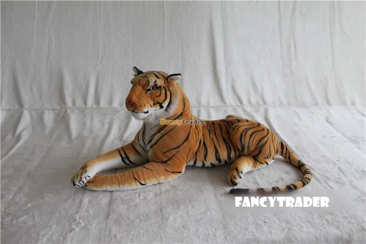 

Fancytrader As Real! High Quality Tiger Toy 39'' 100cm Giant Soft Plush Stuffed Emulational Tiger Gift Free Shipping FT90280