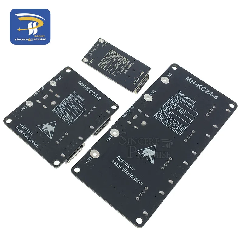 KC24 QC3.0 1 2 4 способ DC-DC понижающий преобразователь зарядки понижающий модуль 6-32 в 9 в 12 В 24 В для быстрого зарядного устройства печатная плата 3 в 5 В
