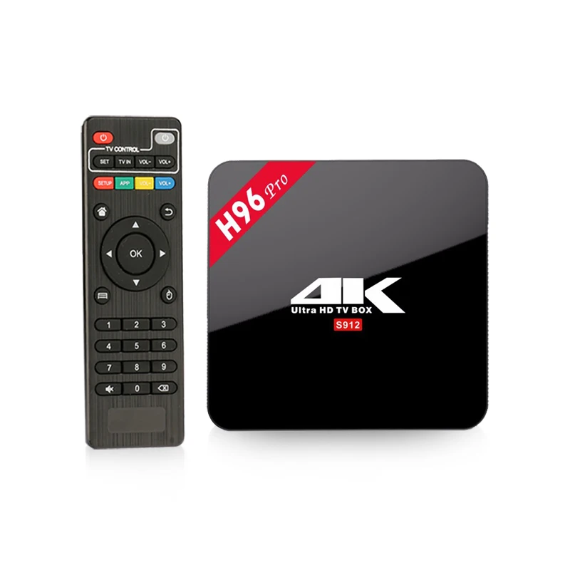 H96 Pro Android 7,1 ТВ коробка 3g/64G Amlogic S912 Octa Core 64Bit 2,4G/5G Wi-Fi 4 K BT4.1 HD Media Player IPTV Set-top Box H96 плюс