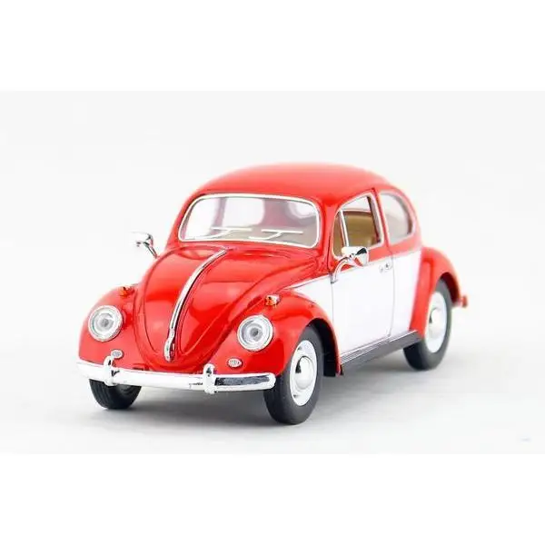 Детская Классическая модель автомобиля-жука Kinsmart 1967 Volkswagen KT7002C 7 дюймов литые